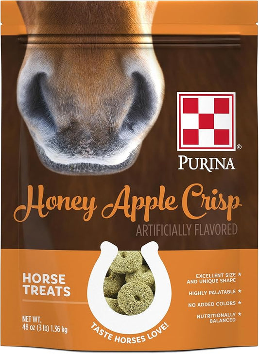 Purina Honey Applecrisp Horse Treats, 3 (3LB) Pound Bag
