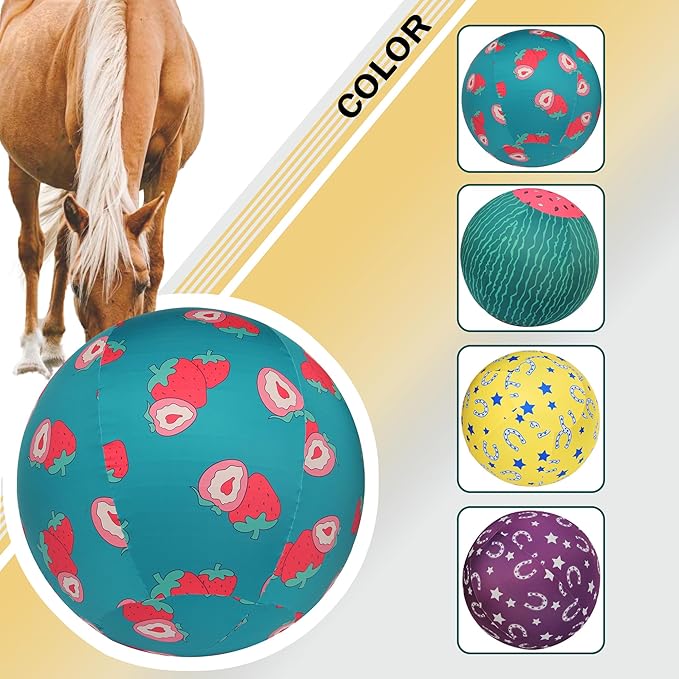 30 Inch Horse Ball Cover,Ball Cover for Horses(Watermelon Pattern, 30inch)
