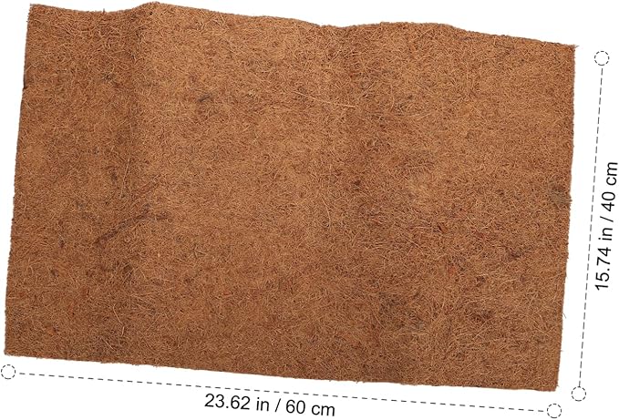 BESPORTBLE Coconut Substrate Reptile Supplies Reptile Bed Mat Terrarium Bedding Breathable