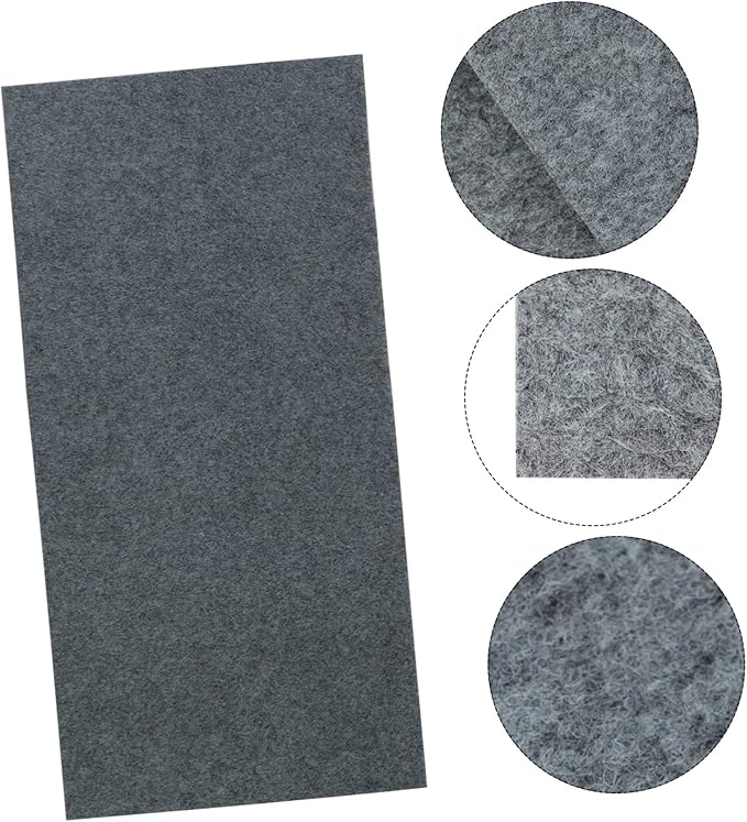 Bearded Dragon Reptile Carpet Liner Soft Moisture Retentive Substrate for Terrarium Grey Mat for Snakes Lizards Turtles Breathable Comfortable Habitat