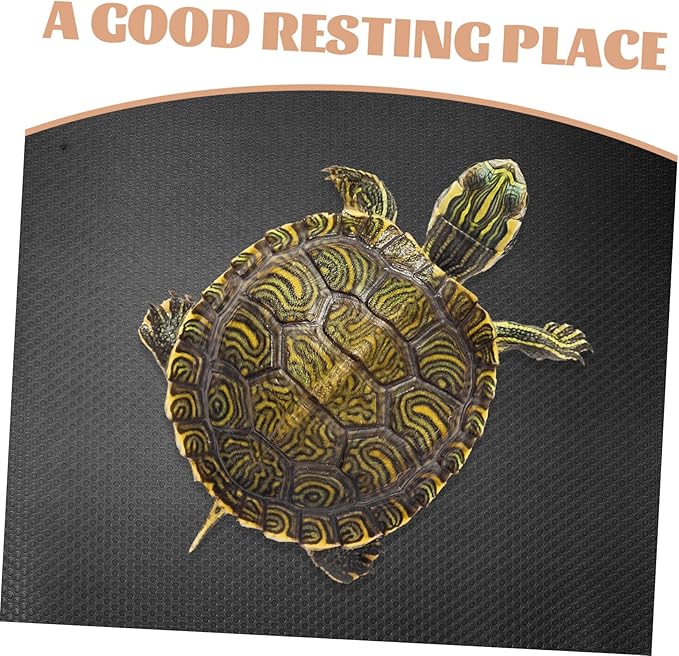 VOSAREA Reptile Carpet Mat Durable Substrate for Bearded Dragon Tortoise and Gecko Tanks Non Slip Terrarium Bedding Easy Waste Collection