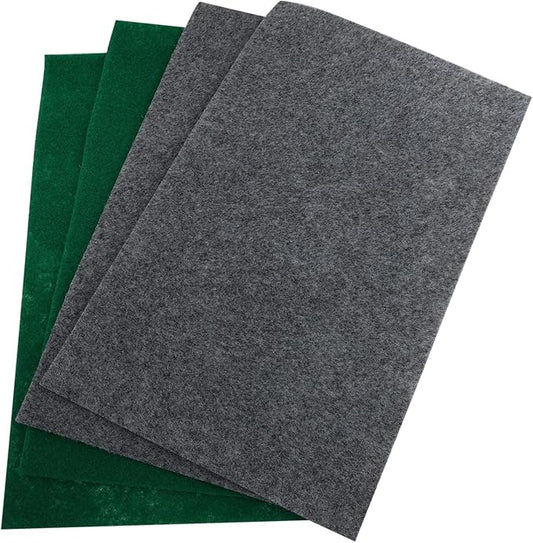 Kisangel 4pcs Reptile Carpet for Terrariums Absorbent and Breathable Mat for Lizard Turtle and Snake Substrate Bedding for Reptile Tanks