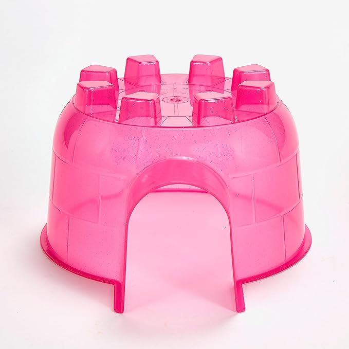 Kaytee Igloo Habitat Hideout for Pet Guinea Pigs, Ferrets, Dwarf Rabbits, Chinchillas, and Other Small Animals, Assorted Colors, Large (Pack of 2)