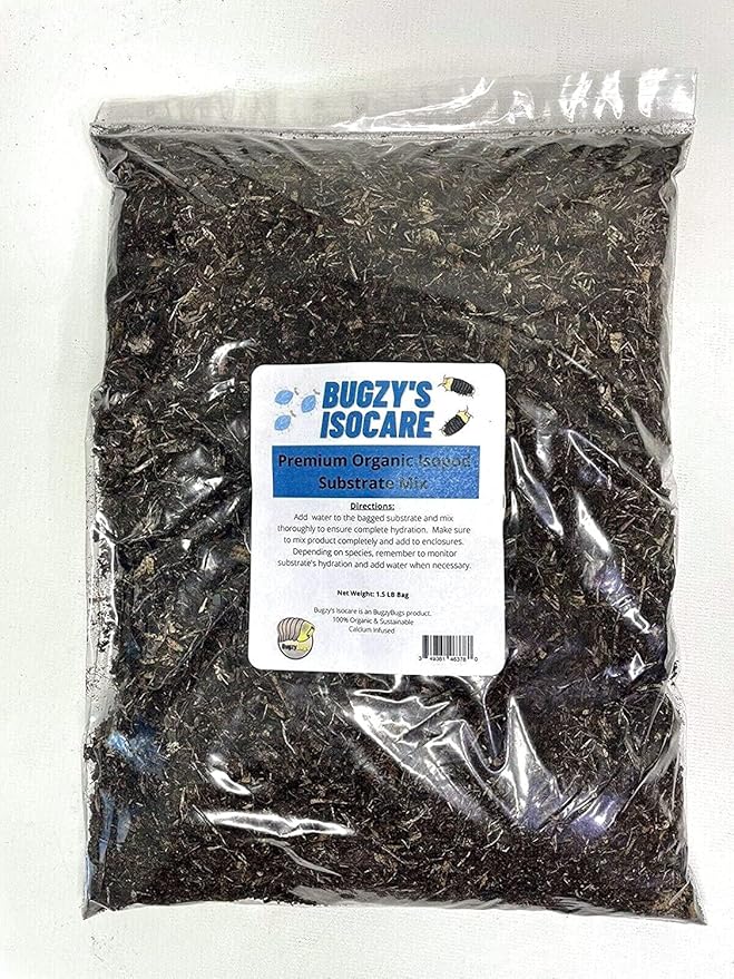 BugzyBugs 16 Quart Bioactive Vivarium Starter Kit All-in-One Accessory & Breeding Setup for Isopods, Crustacean,Springtails, Reptiles & Amphibians