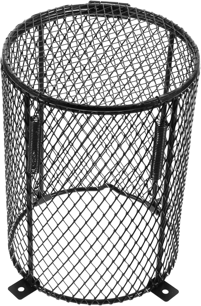 Reptile Heating Lampshade Cover Removable Mesh for Pet Reptiles Ceramic Bulb Protection Cage Guard