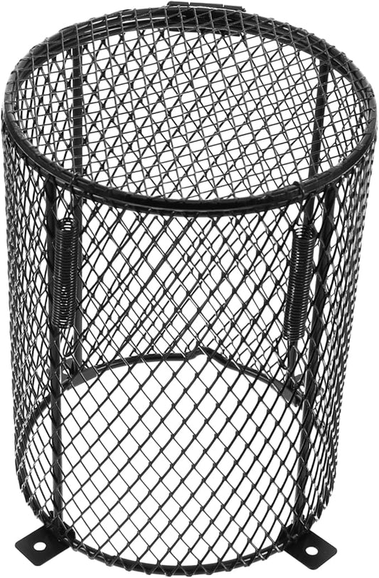 Reptile Heating Lampshade Cover Removable Mesh for Pet Reptiles Ceramic Bulb Protection Cage Guard