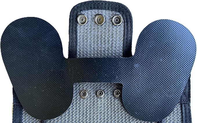 DOWN UNDER OUTDOORS 2 Pack Medium-Large Chicken Saddles with Adjustable Straps, Chicken Apron, Poultry Saver, Pet Supplies, Including Shoulder Covers (Extra Long Grey Mesh)