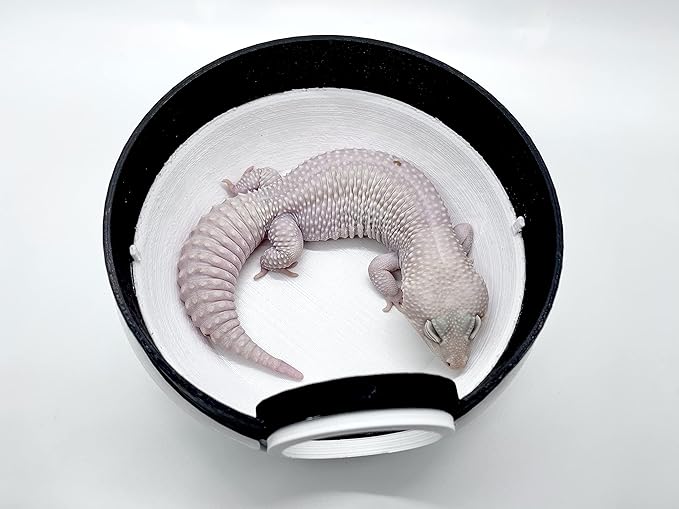 Poke Cave for Geckos, Snakes, Reptiles, and Other Small Pets - Ball Humidity Hide - Shedding, Hiding, or Egg Laying Shelter