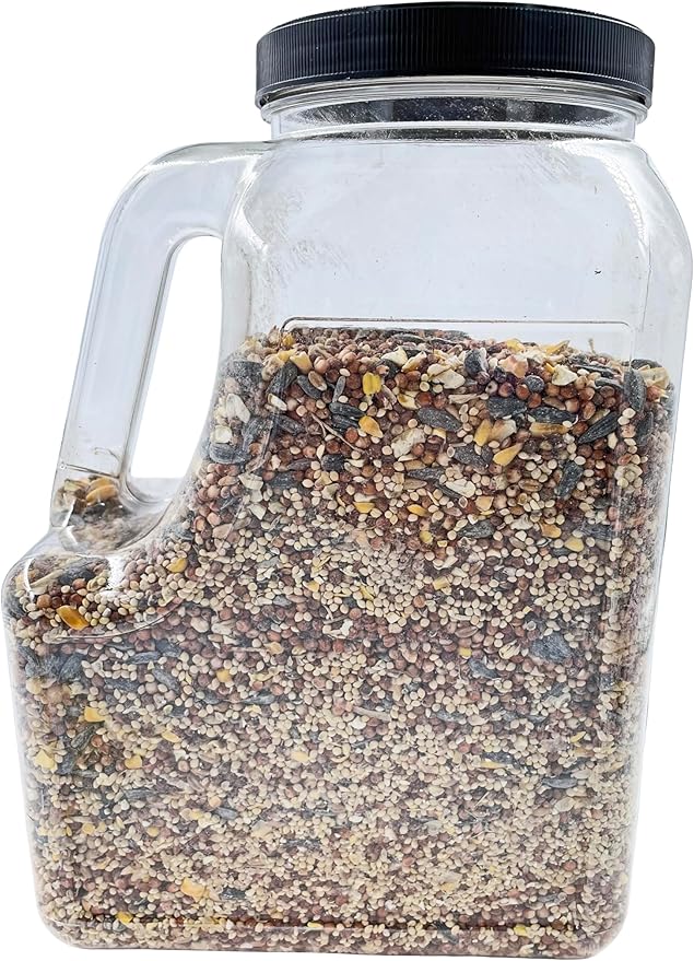 Bits N Things Wild Bird Food | Made in USA & All Season | (7 lbs., Value Feed Mix)