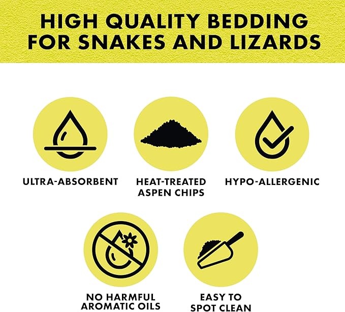 Zilla Reptile Terrarium Bedding Substrate Snake and Lizard Litter, 24 Quart