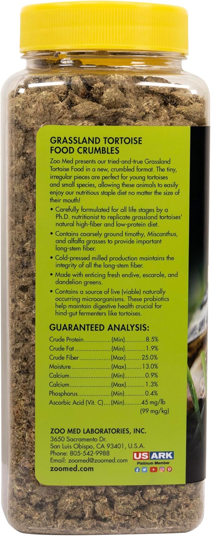Zoo Med - Food CRMBL TORTSE 16OZ