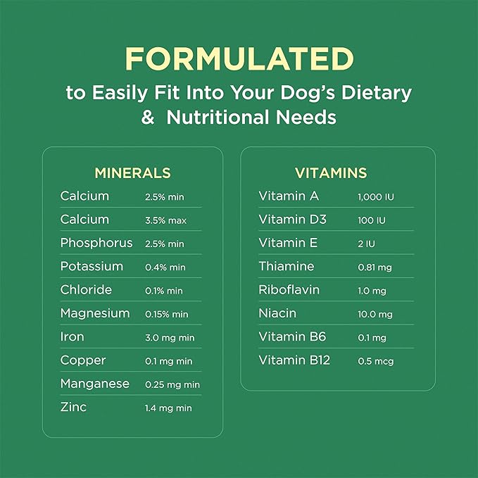Pet-Tabs Multivitamin and Mineral Supplement for Dogs, Chewable Tablet, 180 Count Bottle
