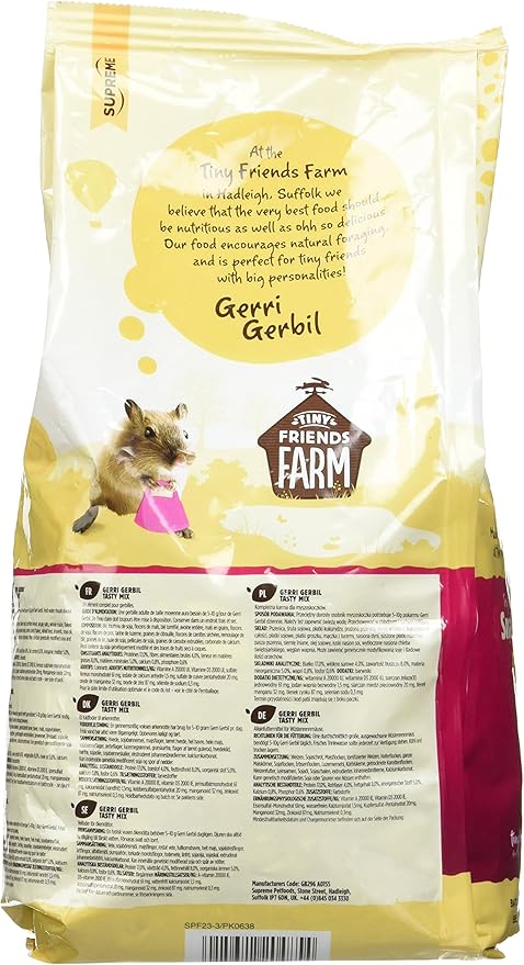 Supreme Gerri Gerbil Food 850gm