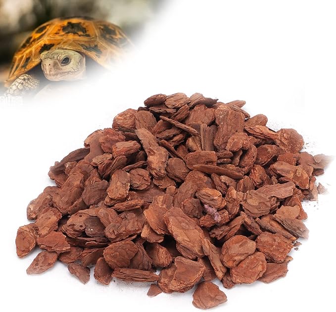 Honio Bark Bedding, Tortoise Bedding Can Provide Them with a Much Safer Environment Safely for Indoor Plants for Reptile Life for Gardening for Pet Bedding