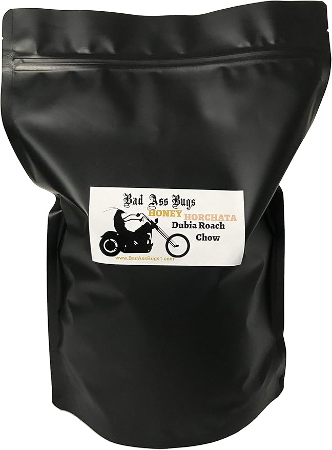 BadAssBugs™ 1LB Dubia Roach Chow Honey Horchata