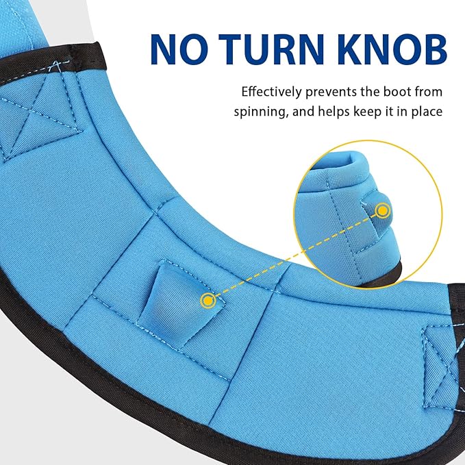 Harrison Howard Horse Bell Boots Overreach Bell Boots No-Turn Bell Boots for Horse-Durable Protective Hoof Boot