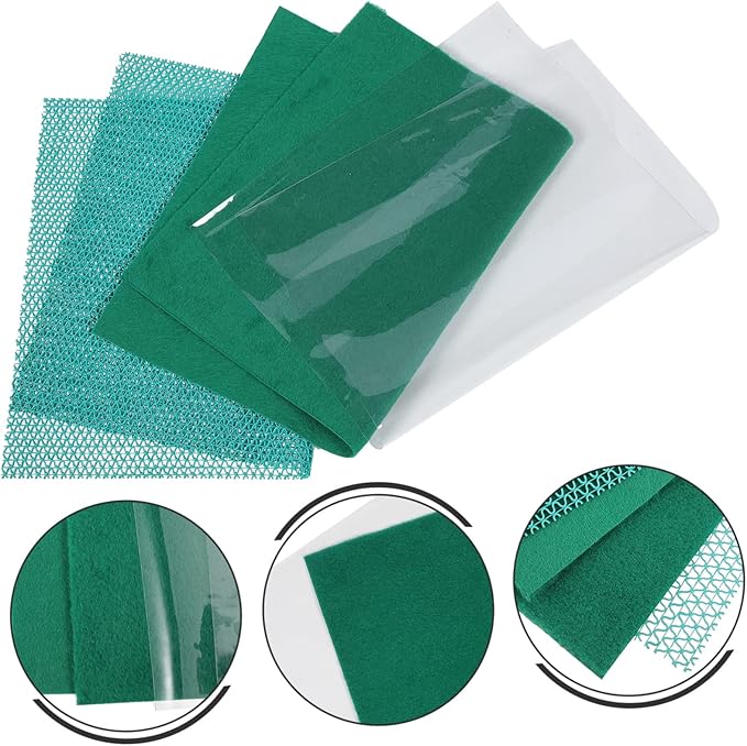 BESPORTBLE 1set Reptile Carpet Mat for Tortoises Snakes and Lizards Comfortable Breathable Substrate Liner for Terrarium Bedding and Washable