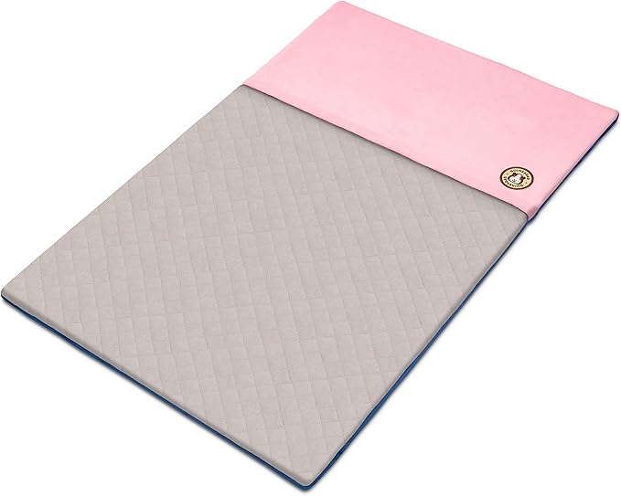 GuineaDad Original Fleece Cage Liner for Guinea Pigs – Reusable, Extra Absorbent Core with Waterproof Bottom – Burrow Pocket Bedding – Fits C&C 2x3 Cages – Pink Small Pet Liner