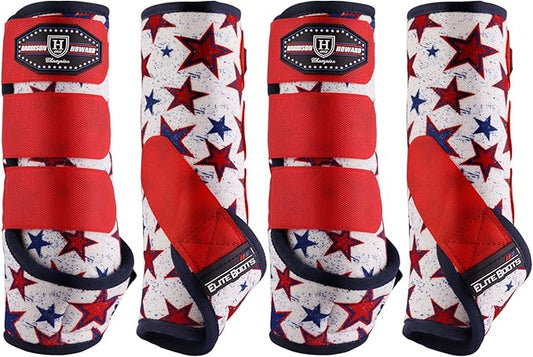 Harrison Howard Horse Sport Medicine Front Shock-Absorbing Boots All-Round Lower Limb Protection & Support Sport Boots Athletic Boots Perfect for Endurance Training and Performance Dream Star L