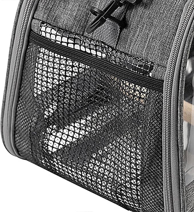 Bird Travel Cage - 33x24x26cm Small Parrot Bird Travel Cage, Lightweight Backpack for Parrot with Shoulder Strap | Portable Small Animal Carrier | Portable Birds Backpack for Budgies, Parakeets, Gent