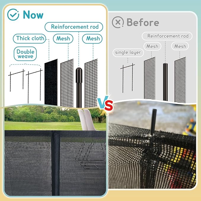 160 Inch Retractable Baby Gates Extra Wide, 42 Inch Extra Tall Retractable Gate, 13 FT Reinforced Retractable Dog Gate with Reinforcement Rod to Prevent Crawling Through, for Doorways, Stairs, Hallway