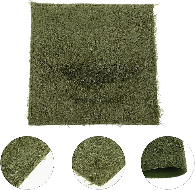 Toyvian Reptile Terrarium Bedding Substrate Liner Breathable Non-Toxic Moss Carpet Mat for Tortoise Lizard Habitat Easy to Clean and Cut Comfortable Reptile Cage Accessory for Climbing