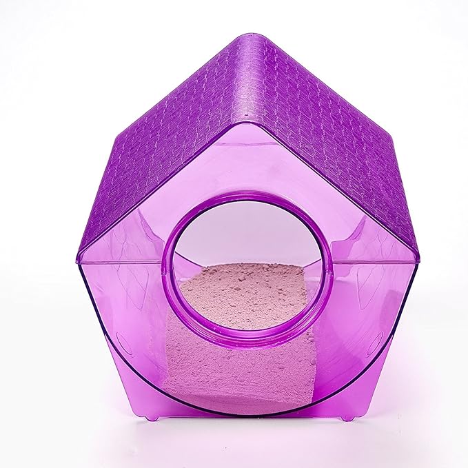 Kaytee Chinchilla Bath House Assorted 8.64 inches x 9 inches x 8.5 inches