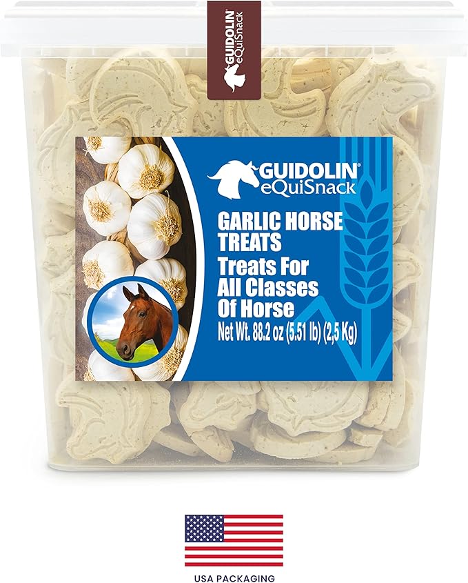 Garlic Treats for All Classes of Horses, No Sugar Added, Handmade in Italy - 5,51 LB