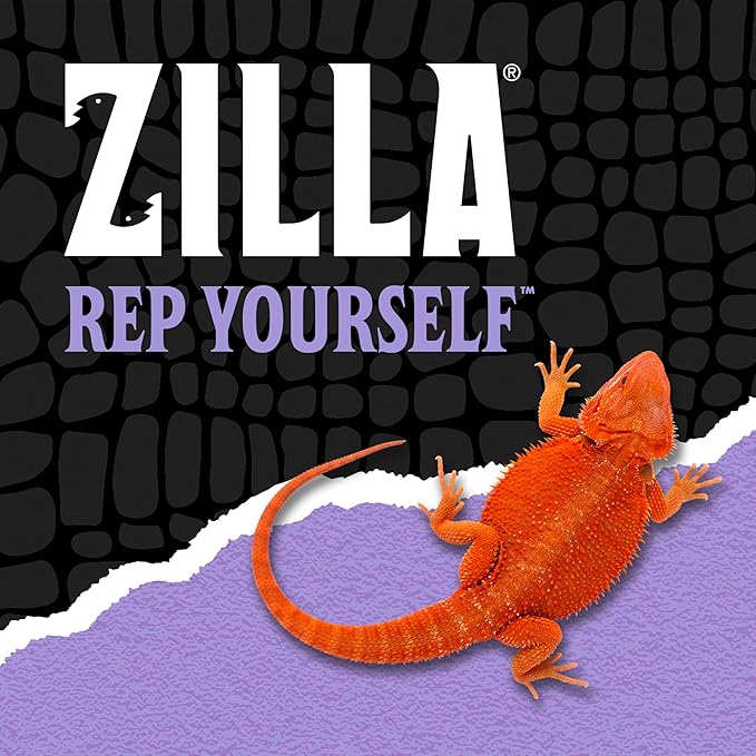 Zilla Fortified Food for Bearded Dragons, Complete Nutritional Diet, Supports Excellent Growth and Color, Extruded Pellets, 6.5 ounces