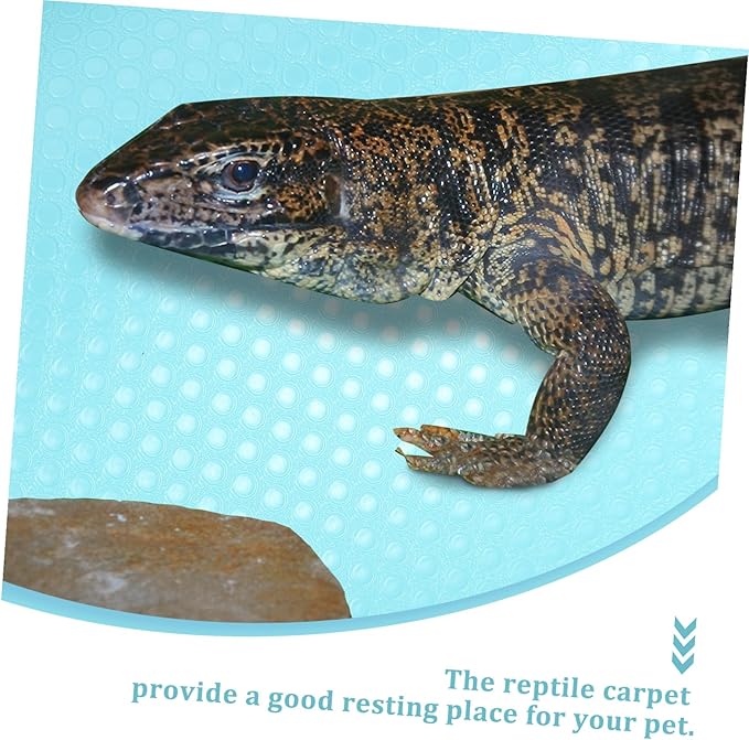 DOITOOL Soft Reptile Carpet Mat for Terrarium Bedding Easy-Cut Substrate Liner for Bearded Dragon Leopard Gecko Tortoise Snake and Lizard Tank Accessories Non-Absorbent Protective Floor