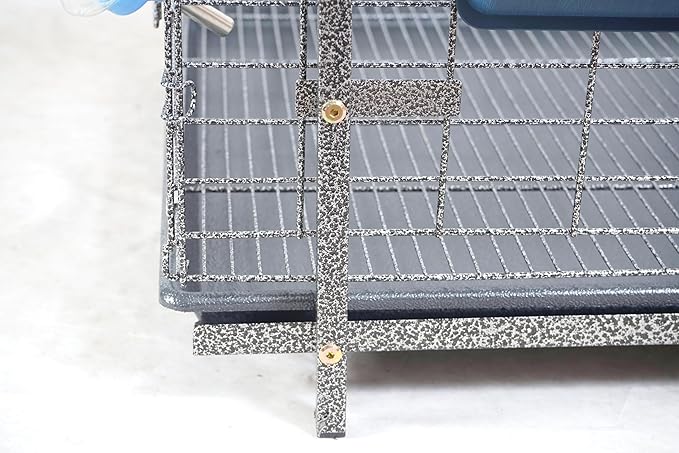 Stackable Rabbit Cage with Feeder and Water Bottle, 24 x 24 x 16 inches, Guinea Pig Ferret Bunny Hutch (3)