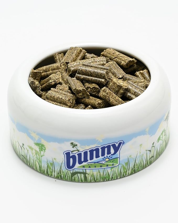 Bunny Nature RabbitDream Herbs Food – Holistic and Balanced Rabbit Food with 42 Grasses, Herbs, Plants, Blossoms and High-Fiber Pellets, 6 Months and Older – Promotes Healthy Digestion - 8.8 lbs