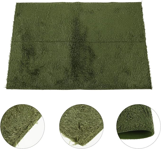 Reptile Carpet Mat Reusable Non-Toxic Substrate Liner for Tortoise Gecko Lizard Terrarium Bedding Washable Ground Mat for Cage