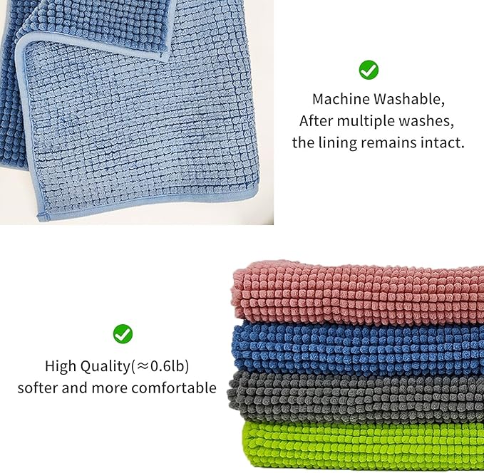 2 Pcs Reusable Bunny Cage Liner Bunny Washable Mats Guinea Pig Pee Pad Rabbit Pad Ferret Cage Liner Small Animal Rugs (Pink)