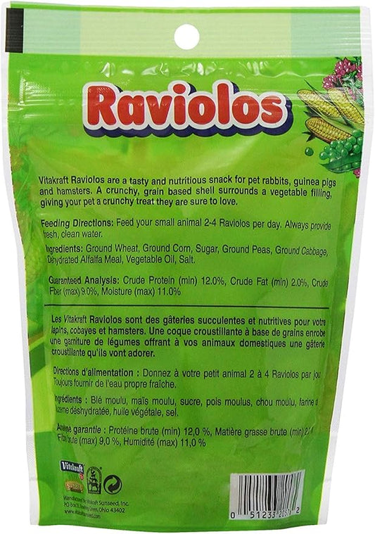 Vitakraft Raviolos Crunchy Treats For Small Animals, 5-Ounces Per Pack (3 Pack)