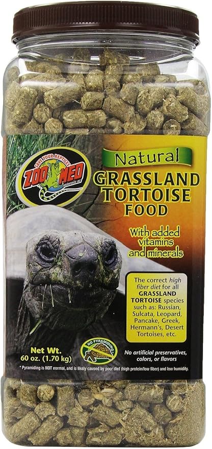Zoo Med Natural Grassland Tortoise Food, 60 oz.
