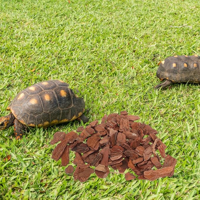1bag Tree Bark Chips for Reptiles Natural Habitat Decor for Terrariums Substrate Living Environment for Turtles Snakes Lizards