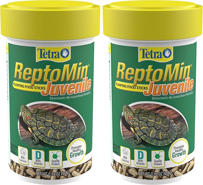 Tetra ReptoMin Baby Floating Food Sticks, 0.92-Oz (26g) (Pack of 2)