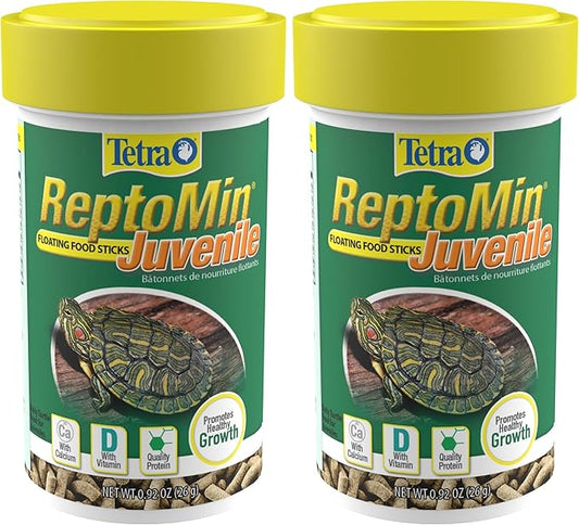 Tetra ReptoMin Baby Floating Food Sticks, 0.92-Oz (26g) (Pack of 2)