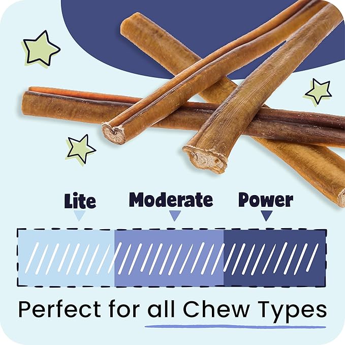 Pawstruck All-Natural 4" Bully Stick Rings for Dogs - Rawhide-Free, 100% Beef, Single Ingredient Dental Chew Bones - Fully Digestible, Low Odor - 3 Pack - Packaging May Vary