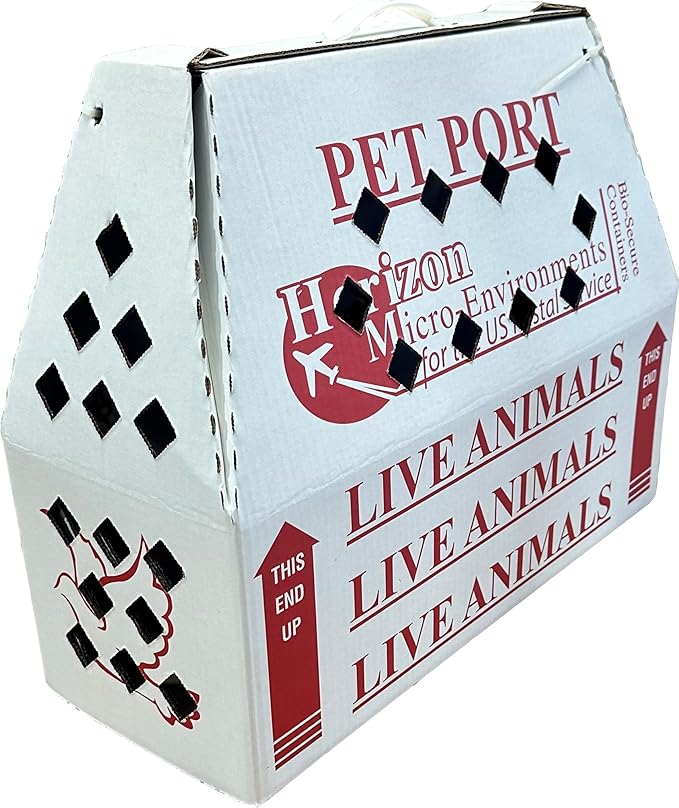 10 Boxes per Pack($6.25 Each)! Ex Large, Sturdy & Reusable Cardboard Pet Carrier