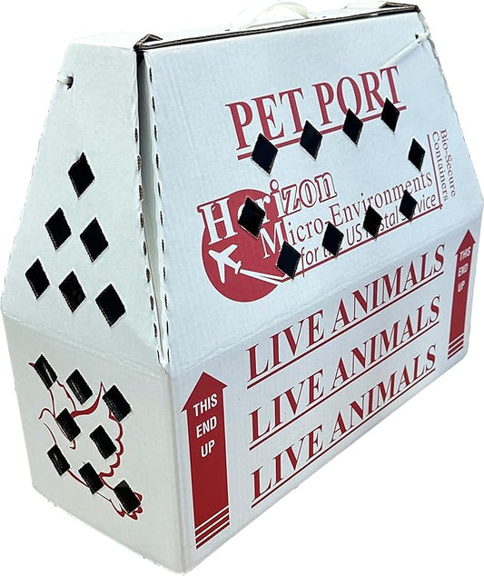 10 Boxes per Pack($6.25 Each)! Ex Large, Sturdy & Reusable Cardboard Pet Carrier