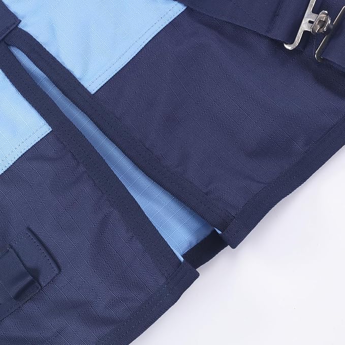 Mini Horse/Pony/Foal/Miniature Size 36"-51" Lightweight Waterproof & Breathable 1200 Denier Turnout Blanket with No Filling Lightblue 42"