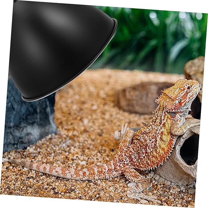 STOBAZA 5pcs Box Lizard Terrarium Lighting Heat Lamp Reflector Easy Install Reptile Habitat Accessory Material
