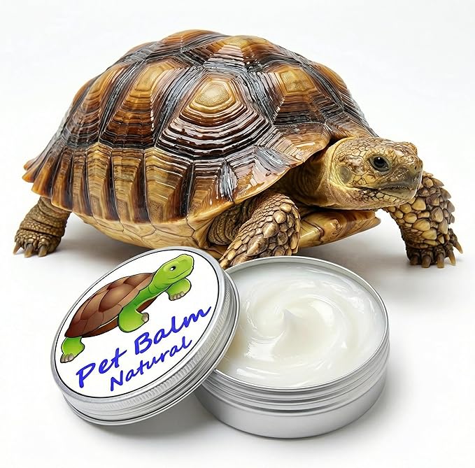 KR. LIF Tortoise Shell Balm Conditioner for Sulcata & Russian Tortoise – Turtle Shell Moisturizer Protector for Reptile Dry Skin Care 2.6 Oz