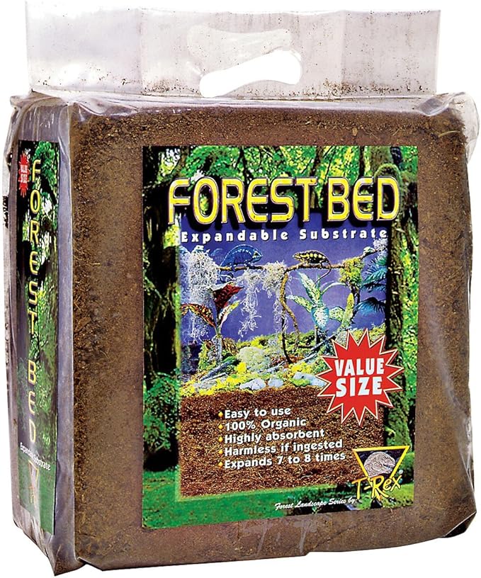 T-Rex Reptile Terrarium Substrate Bedding- Forest Bed - Brick (Giant Block)