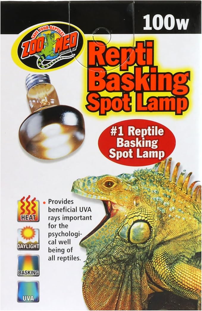 Zoo Med Repti Basking Spot Lamp Replacement Bulb 100 Watts - Pack of 3