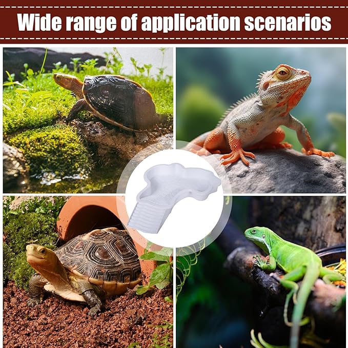 Turtle Bathing – Aquarium Turtle, Climbing Pet, Amphibian Basin | Shower Basin Turtles Bathing for Small Reptiles, Pet Care, Swimming, and Relaxation at Home or Garden