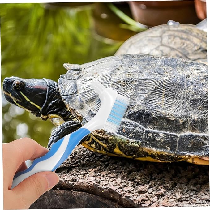 HANABASS 2pcs Portable Turtle Shell Cleaning Brush Multi-Functional Dirt Remover Double-Head for Effective Household Use
