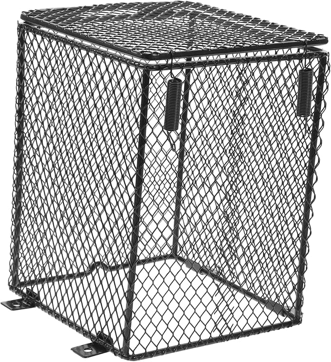 Reptile Heat Lamp Mesh Cover and Heating Light Shade for Crawler Living Tank Easy to Install High-Grade Material for Turtles Lizards and Birds